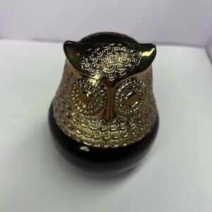 Avon Raining Violets Owl Cologne Gelee - Vintage Full Bottle 4oz